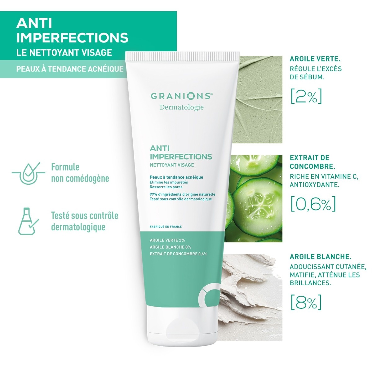 Nettoyant visage anti-imperfections - 150 g