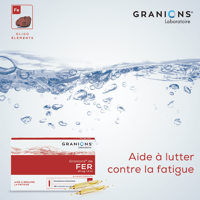 Granions de Fer 
Aide à réduire la fatigue
