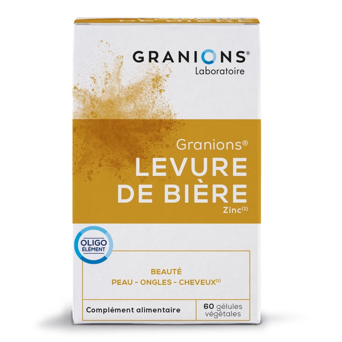 Granions Levure de bière 
Beauté de la peau, des ongles et des cheveux