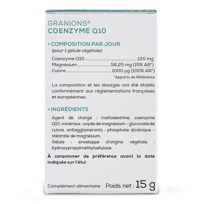 GRANIONS Coenzyme Q10 - 30 gélules