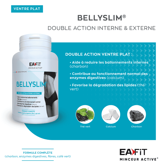 EAFIT Bellyslim Ventre Plat 120 gélules - Bénéfices