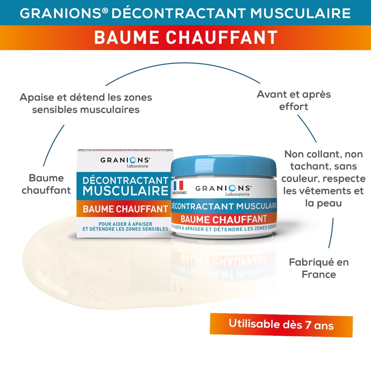 Décontractant musculaire Baume chauffant bienfaits