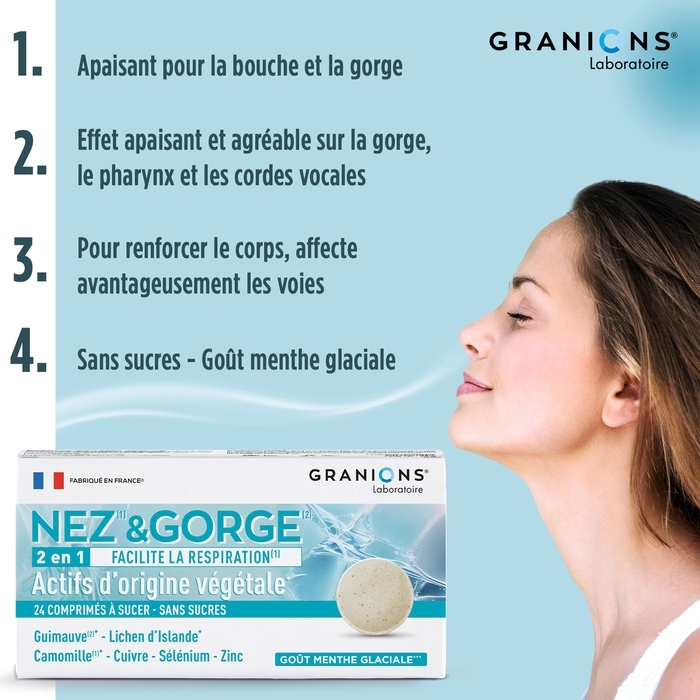 bien faits Granions Nez et Gorge