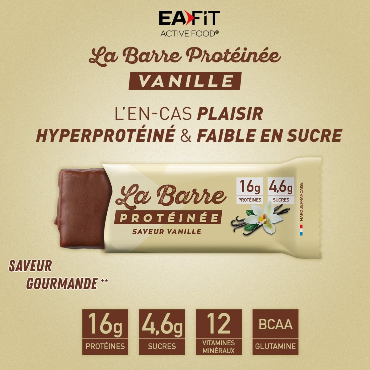 La Barre Protéinée vanille