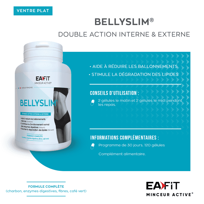 EAFIT Bellyslim Ventre Plat 120 gélules - Conseils d'utilisation