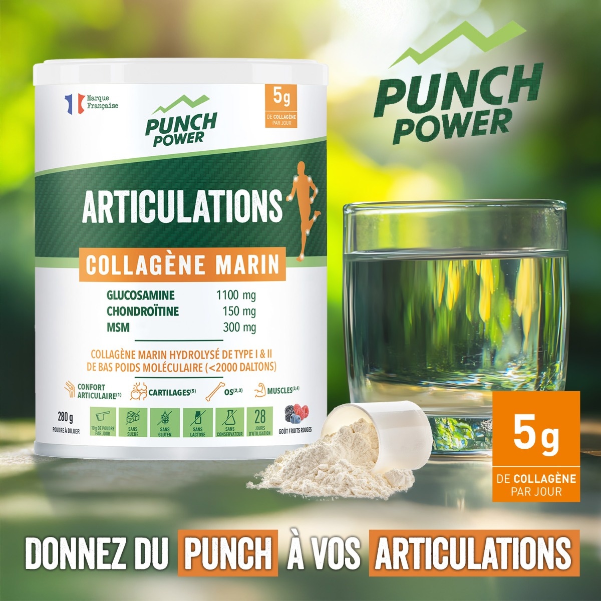 Collagène marin - Punch power- articulation - chondrostéo