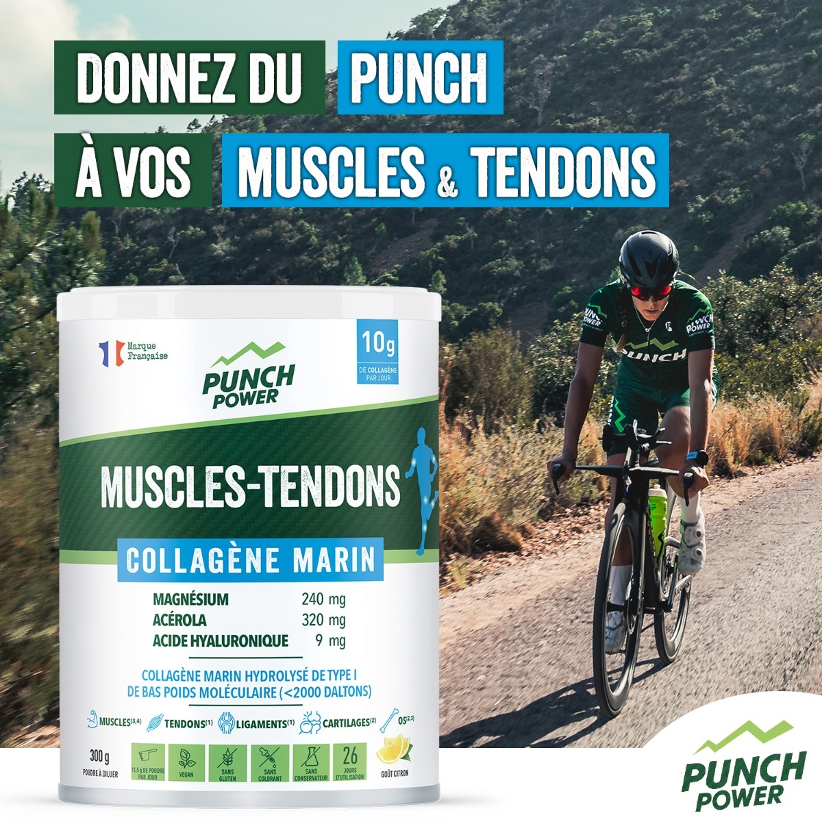 Muscles-tendons collagène marin