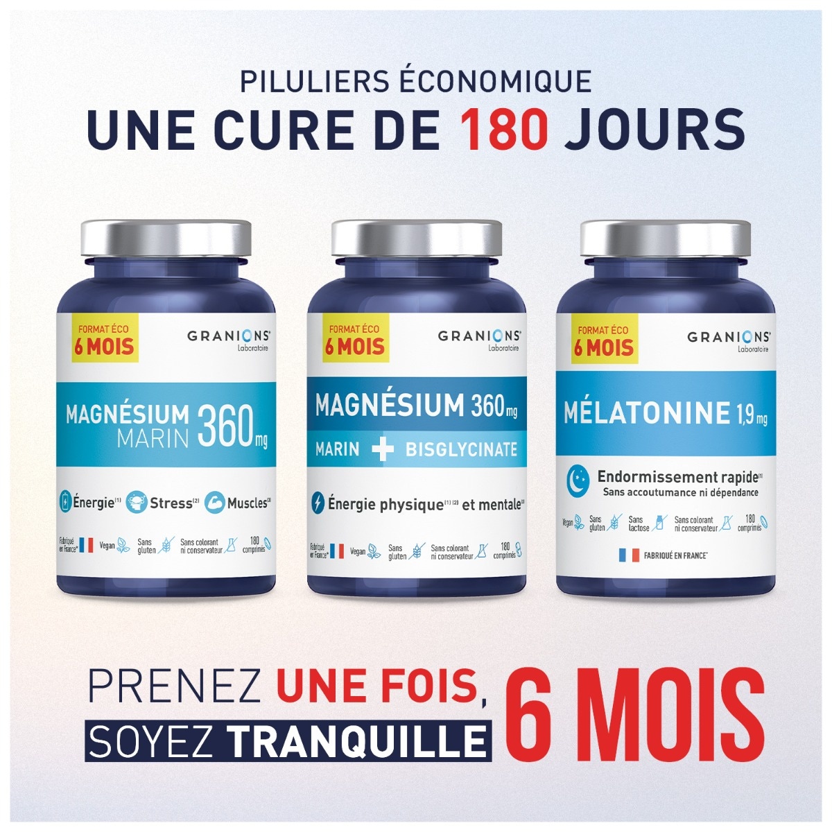 Gamme 6 mois format économique