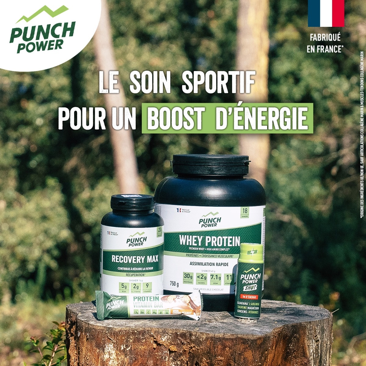 Booster Shot - 5h d'énergie naturelle - Guarana - L-Arginine - Taurine - Magnésium - Ginseng - Vitamines - Shot unitaire