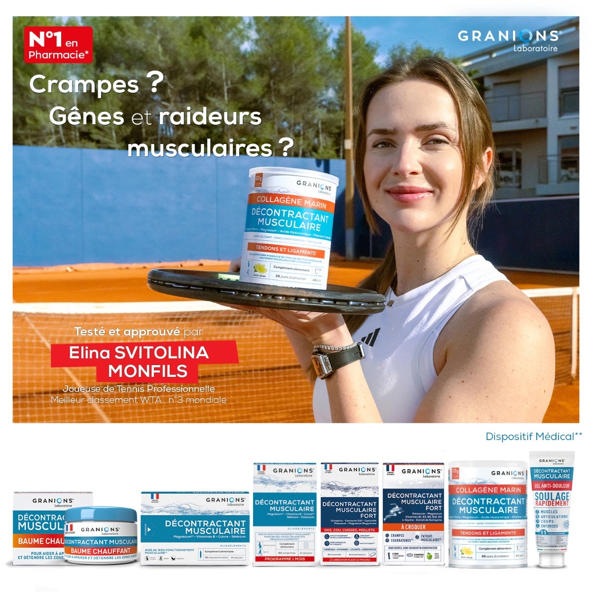 Gamme Décontractant musculaire