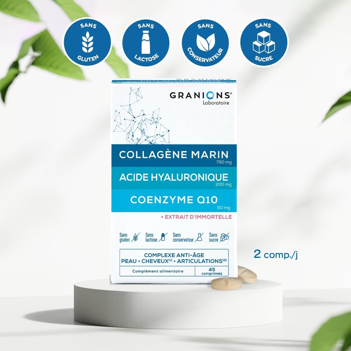 Collagène Marin et Acide Hyaluronique + Coenzyme Q10