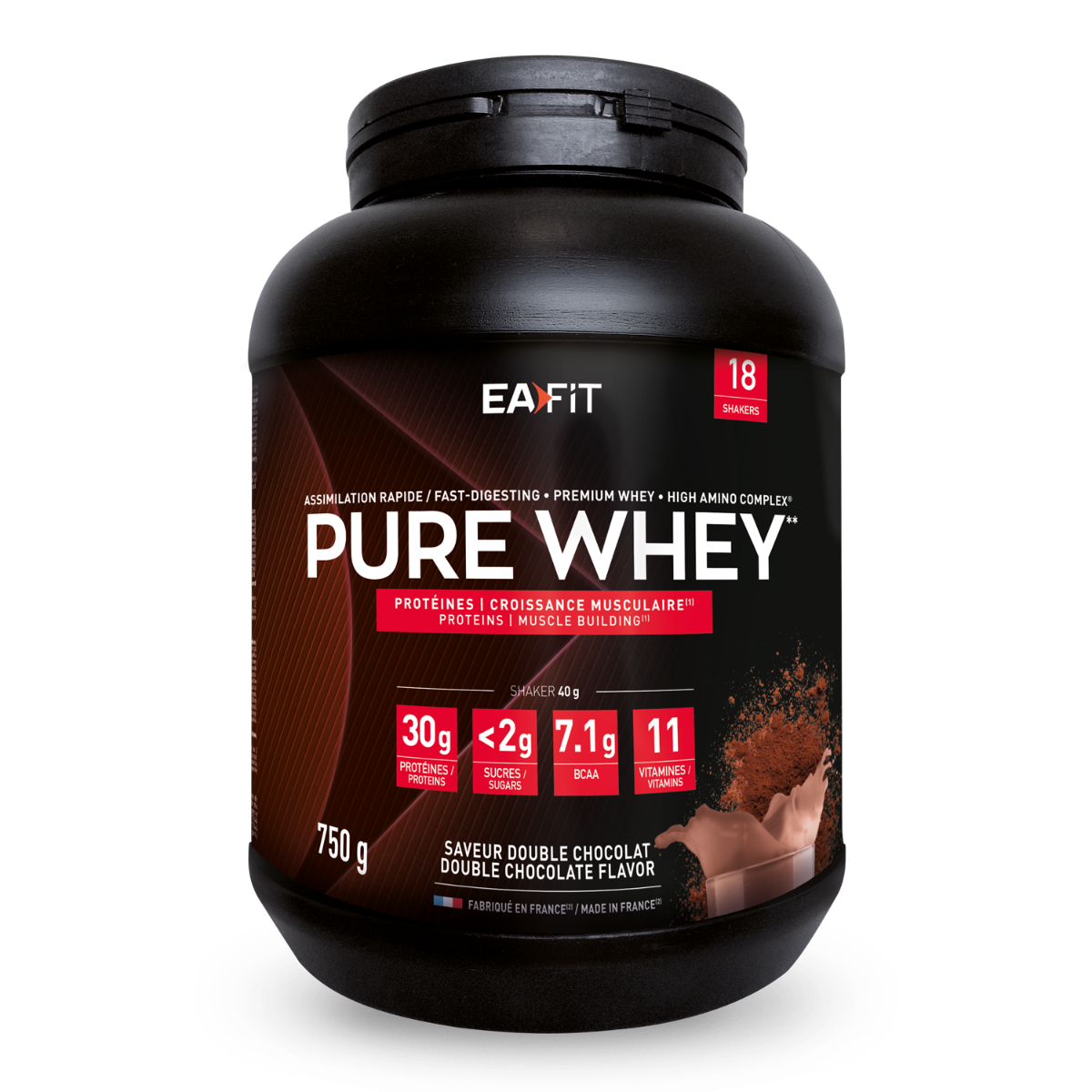 EAFIT Pure Whey - Prise de muscle sec !
