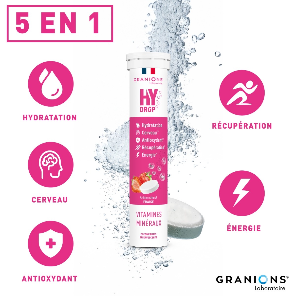 Granions Hydrop saveur fraise
