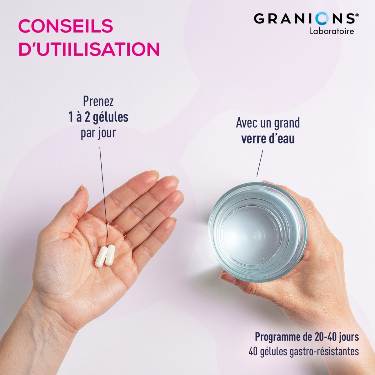 Granions - Probiotiques 40 milliards - Flore Intime 