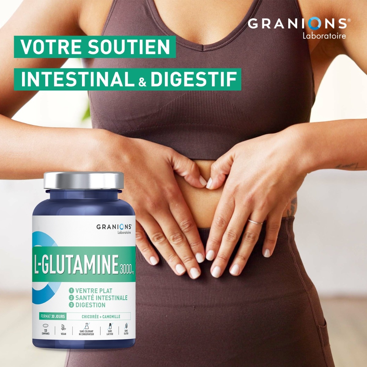 Granions - L-glutamine3000mg