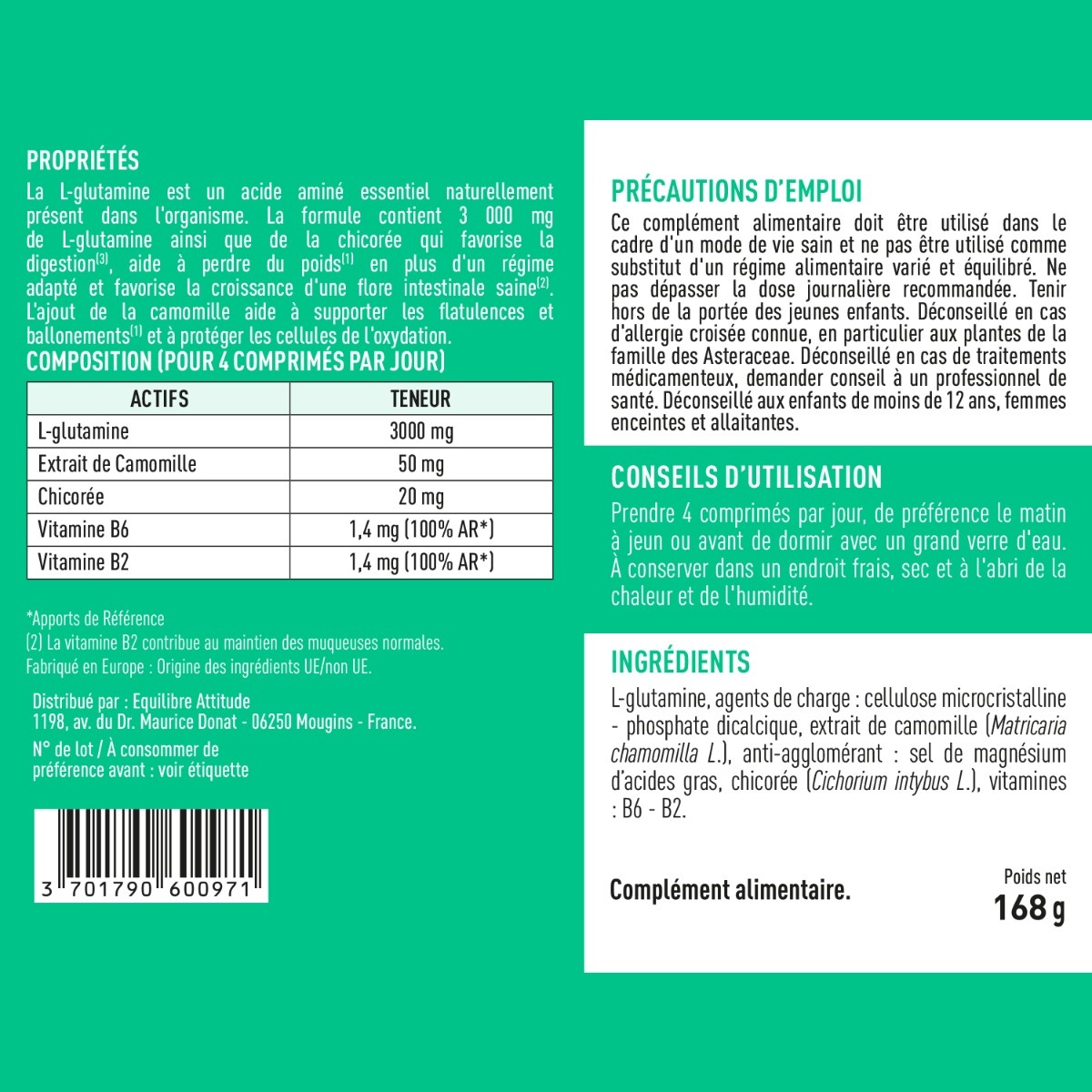Granions - L-glutamine3000mg
