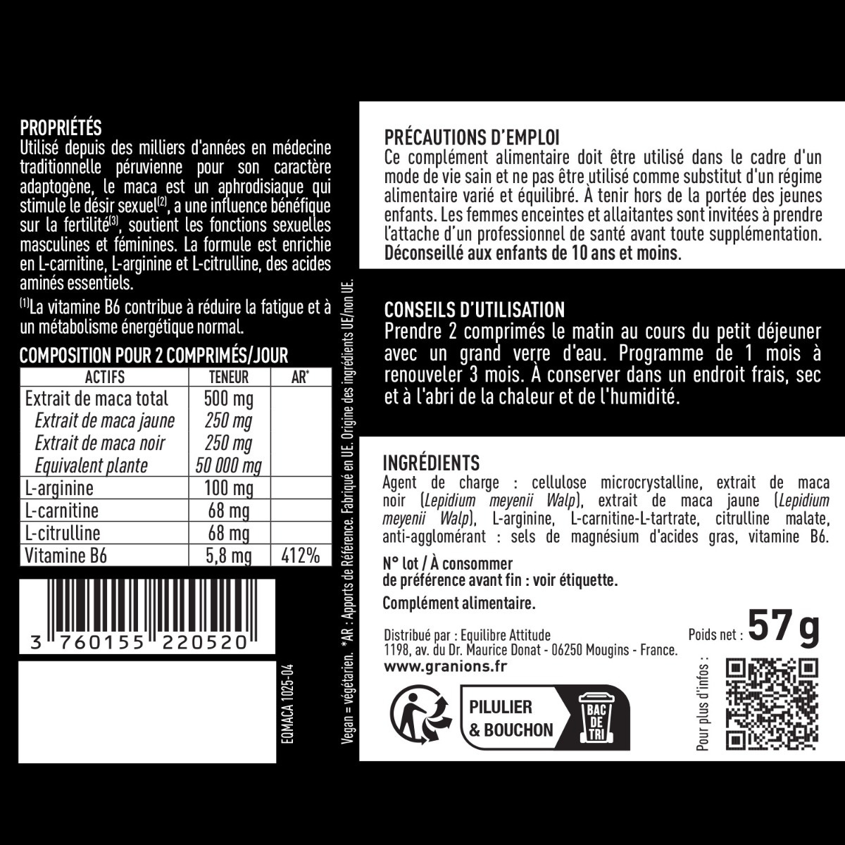 Granions - MACA 50 000mg