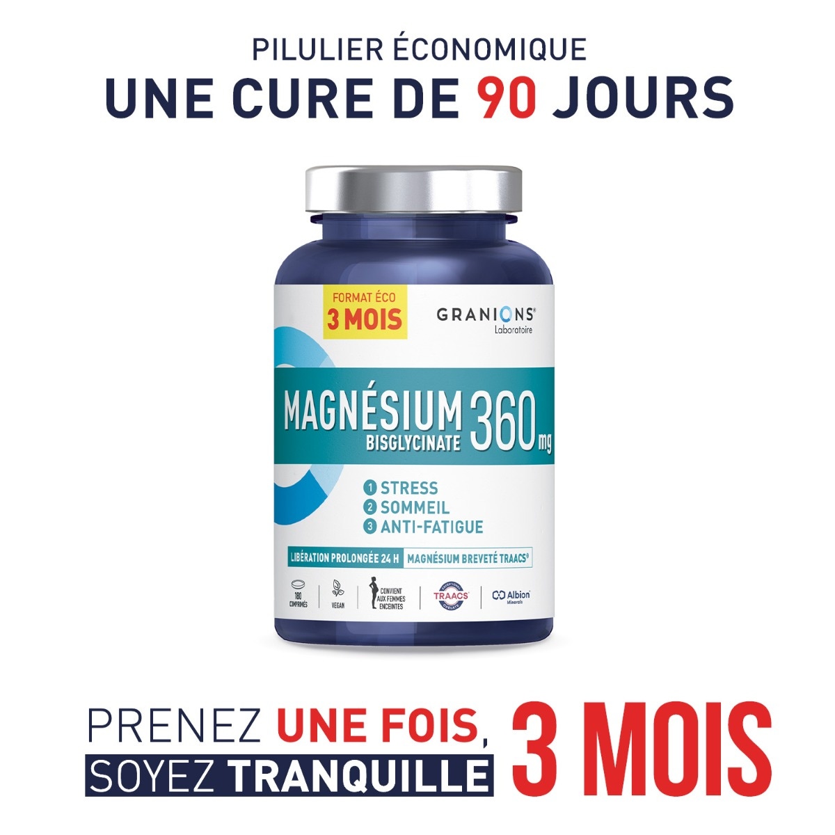 Granions - Magnésium Bisglycinate 360mg