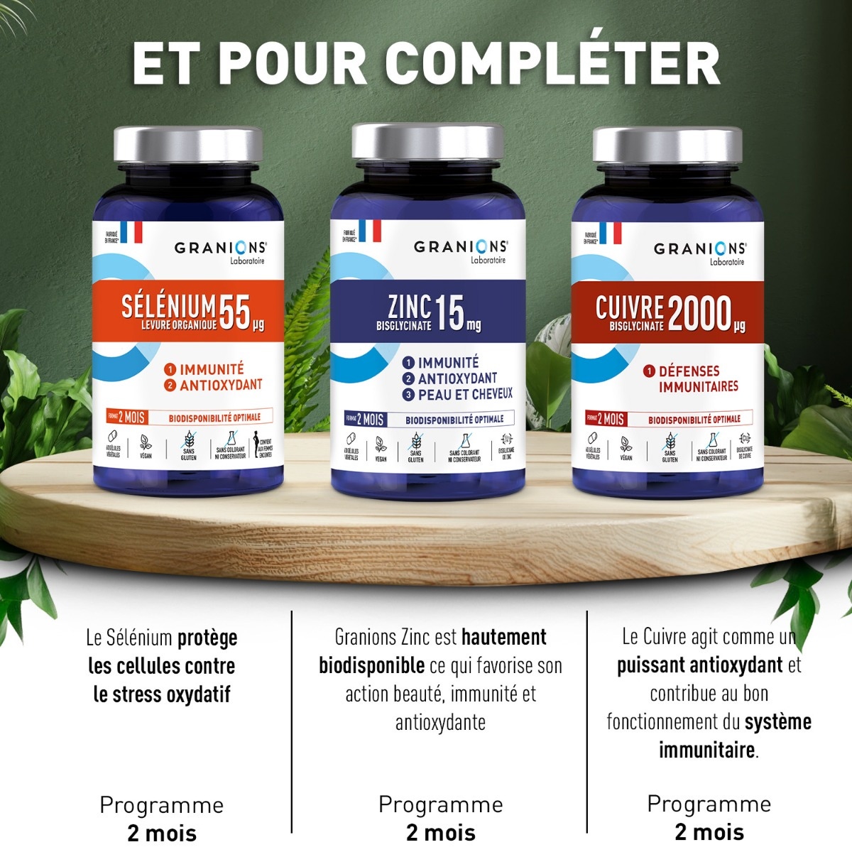 Sélénium 55 µg - 60 gélules - oligoélément essentiel - Convient aux femmes enceintes