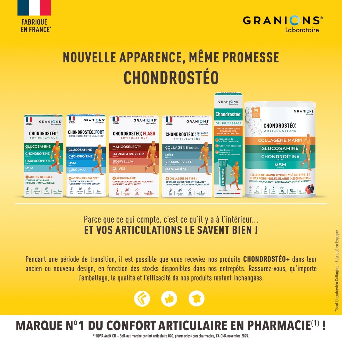 Duo Chondrosteo 90 tablets + FREE gel