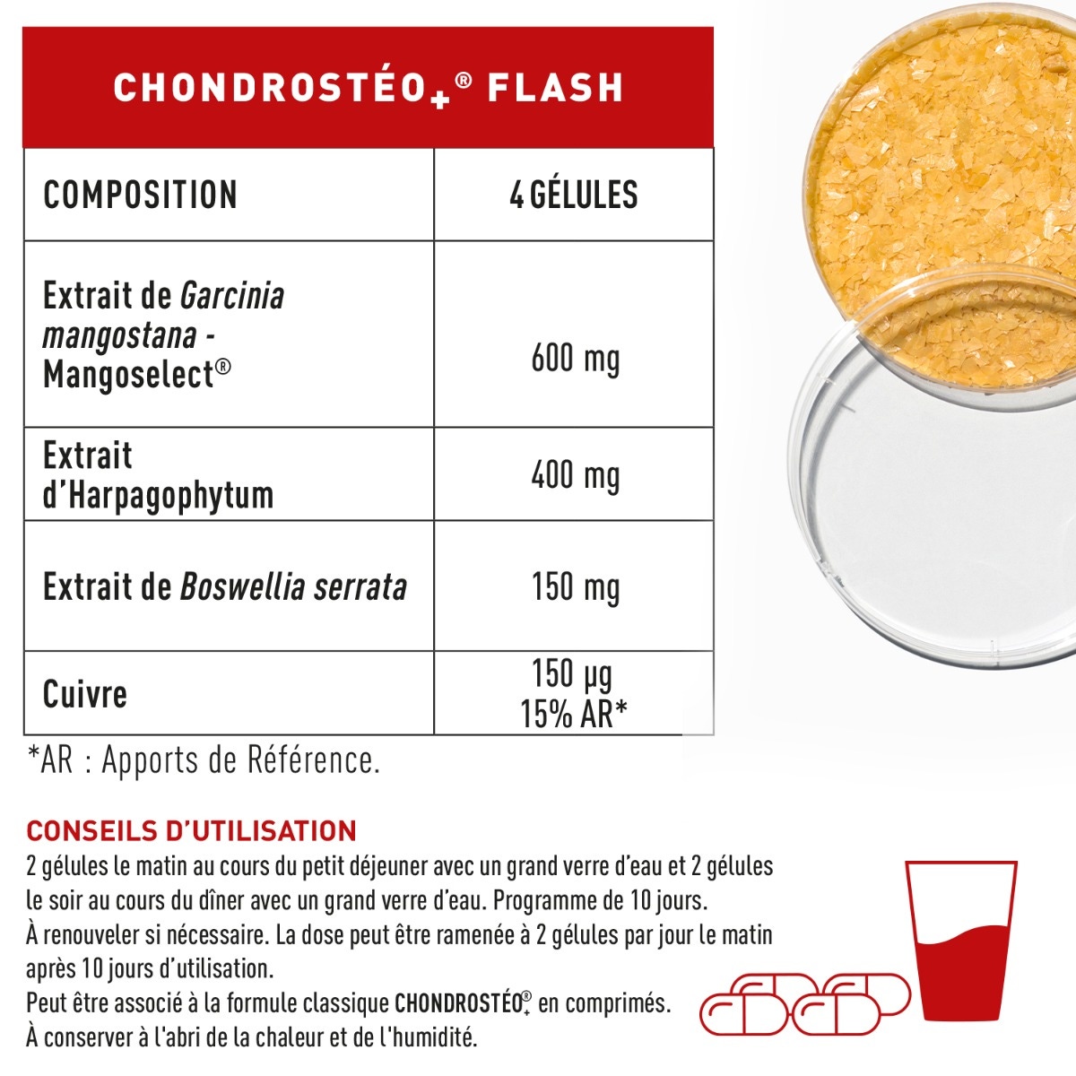 Chondrosteo flash - Bien être et mobilité articulaire - Terminez-en naturellement avec vos douleurs !
