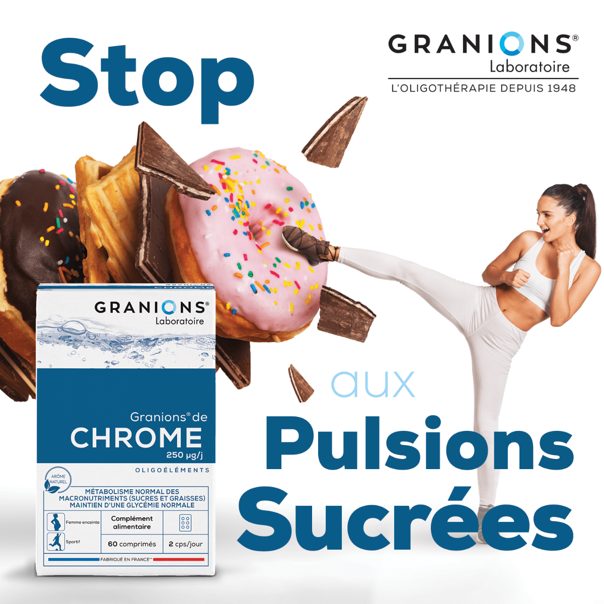 Granions de chrome stop aux pulsions sucrées