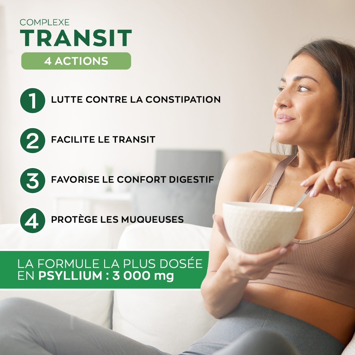 Complexe transit au Psyllium bienfaits
