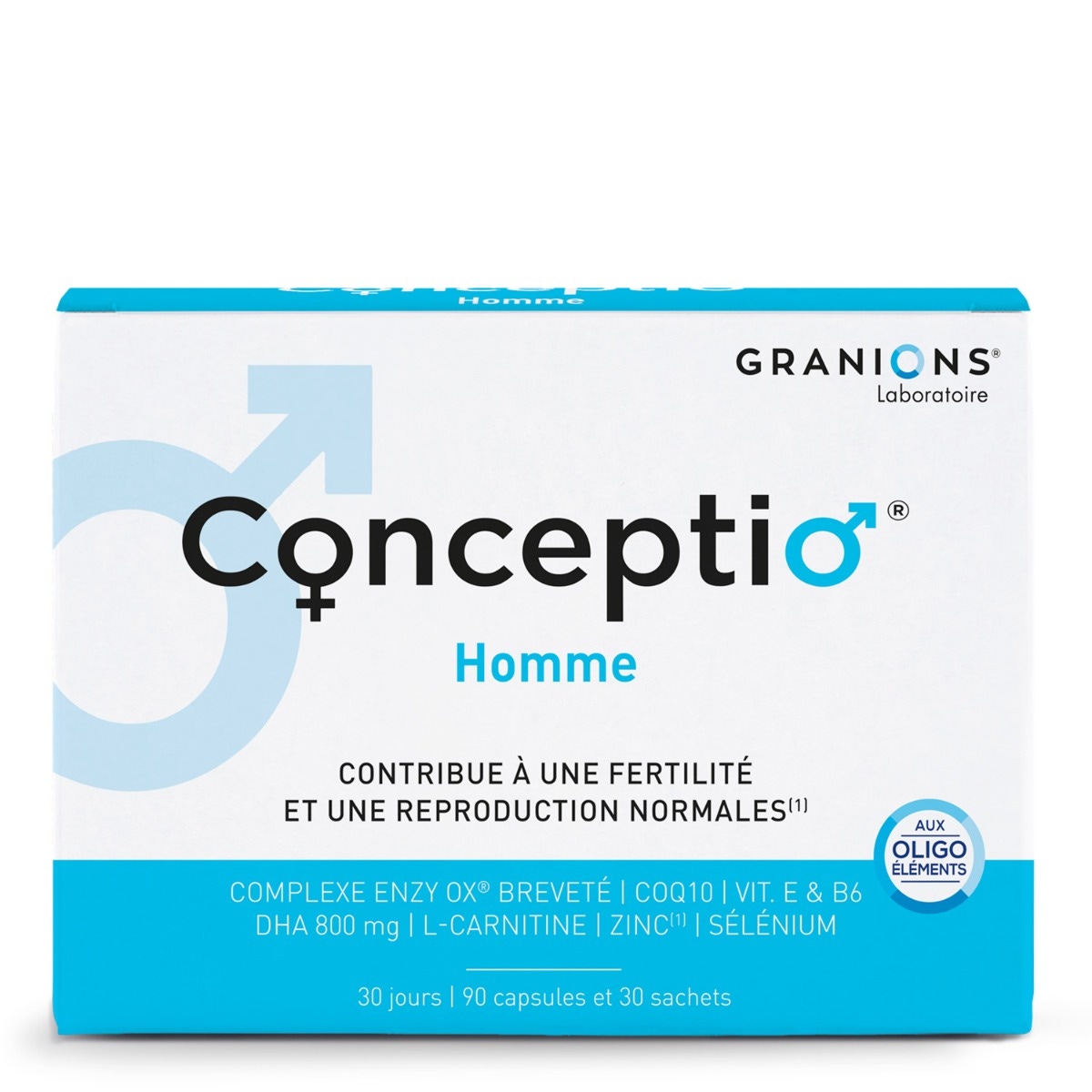Conceptio Homme 
Contribue à une fertilité et une reproduction normales