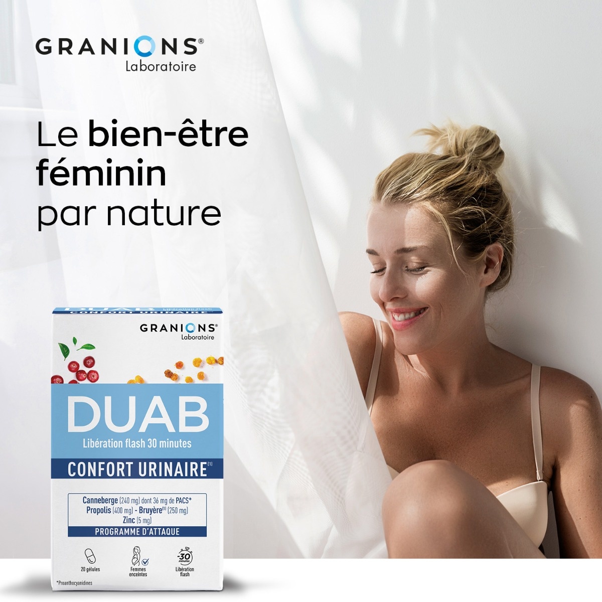 Duab - Inconfort Urinaire - Cranberry - Propolis - Zinc