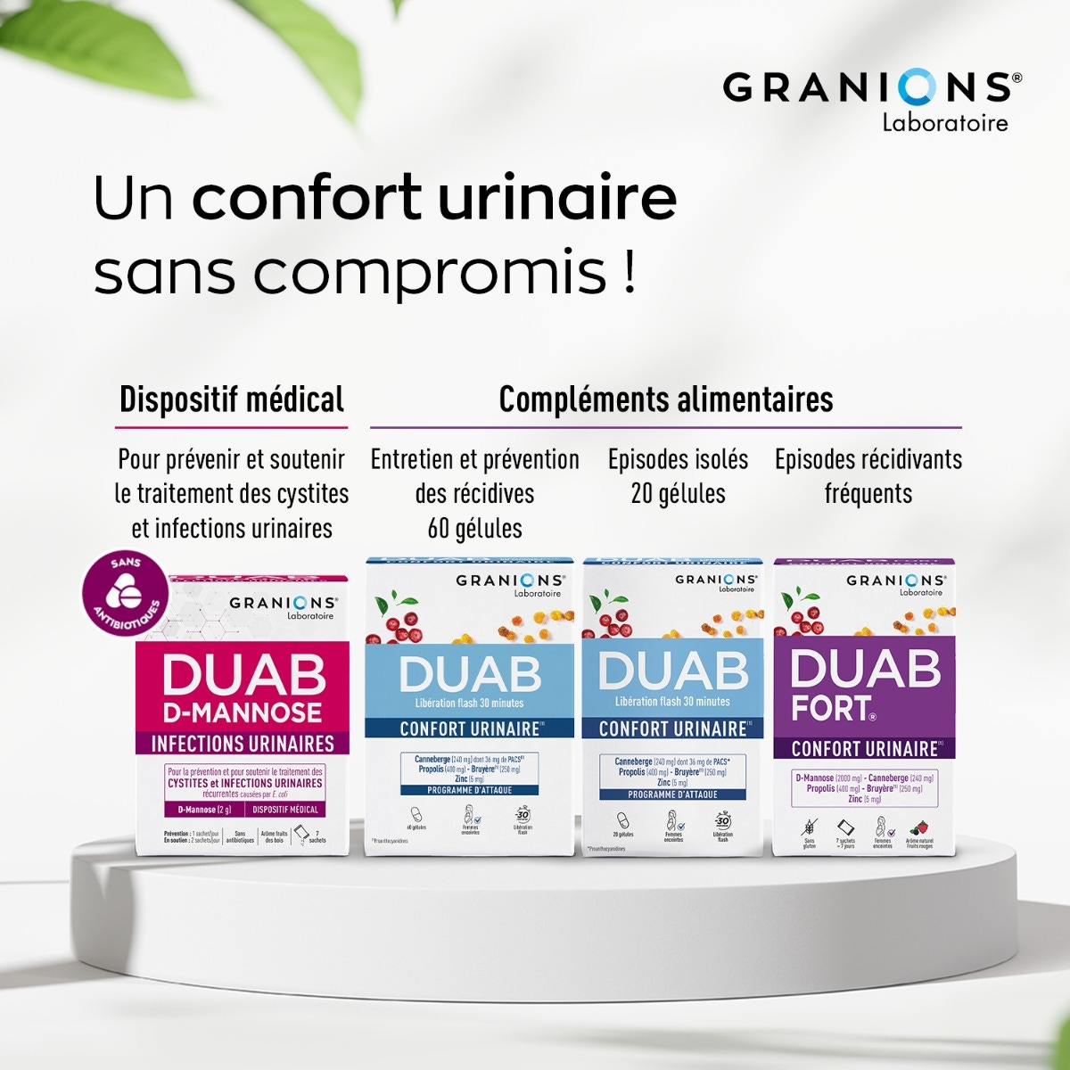DUAB FORT - Confort Urinaire sans compromis