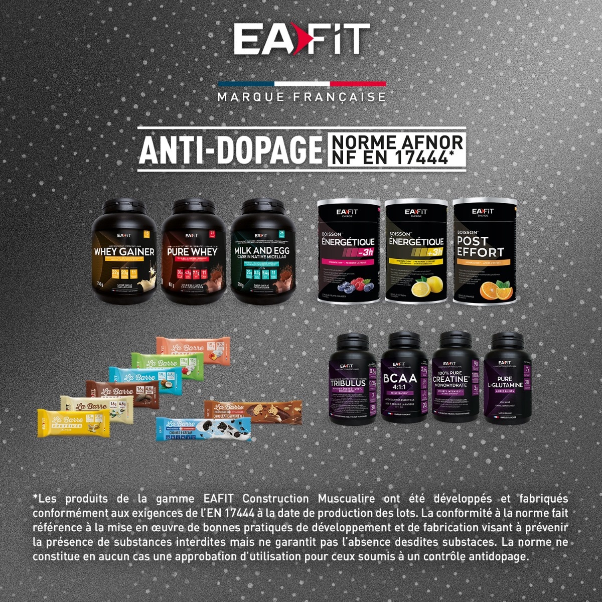 EAFIT Mega Whey Chocolat 750gr