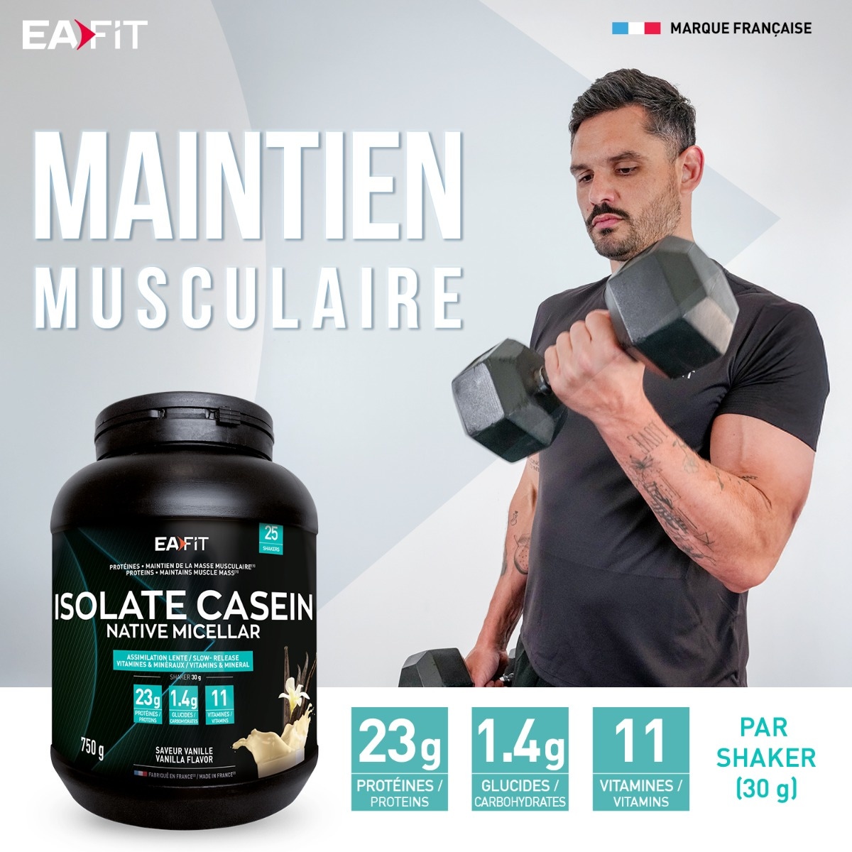 Isolate Casein - Maintien Musculaire