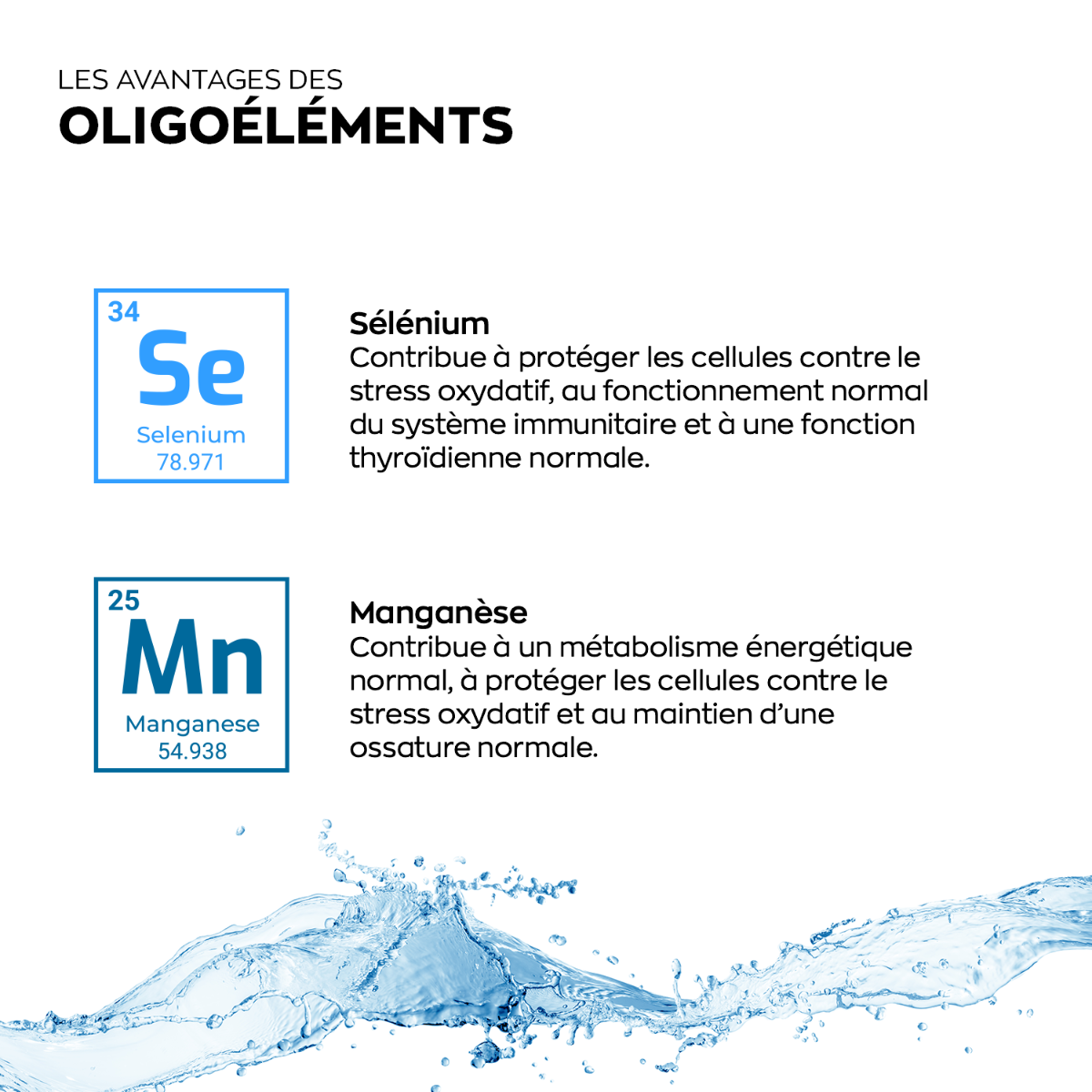 les avantages des oligoéléments