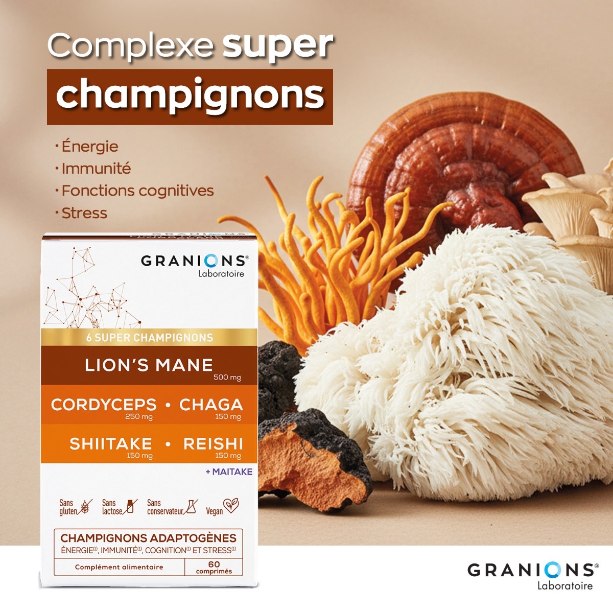 Granions - Complexe super champignons 