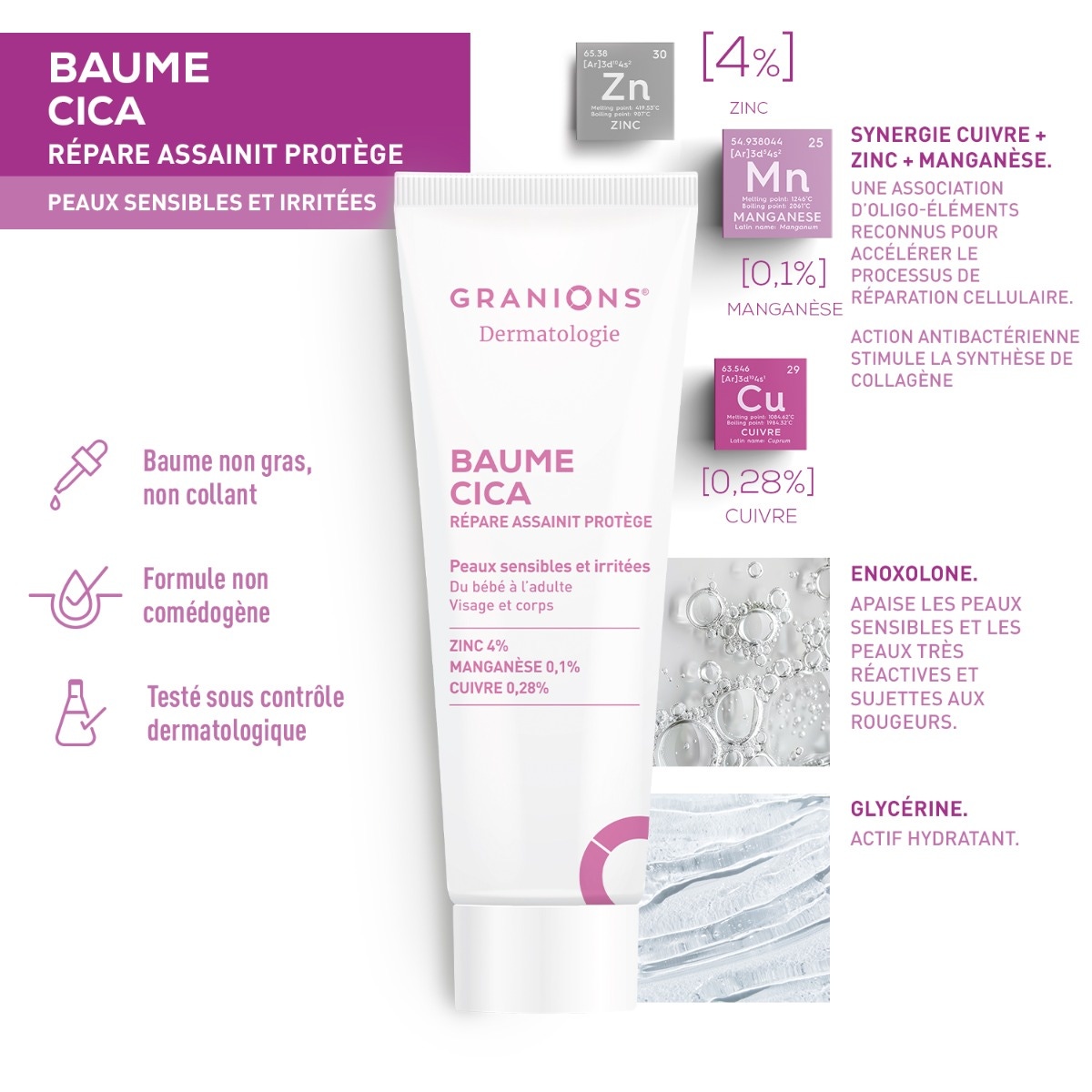 GRANIONS - baume cica