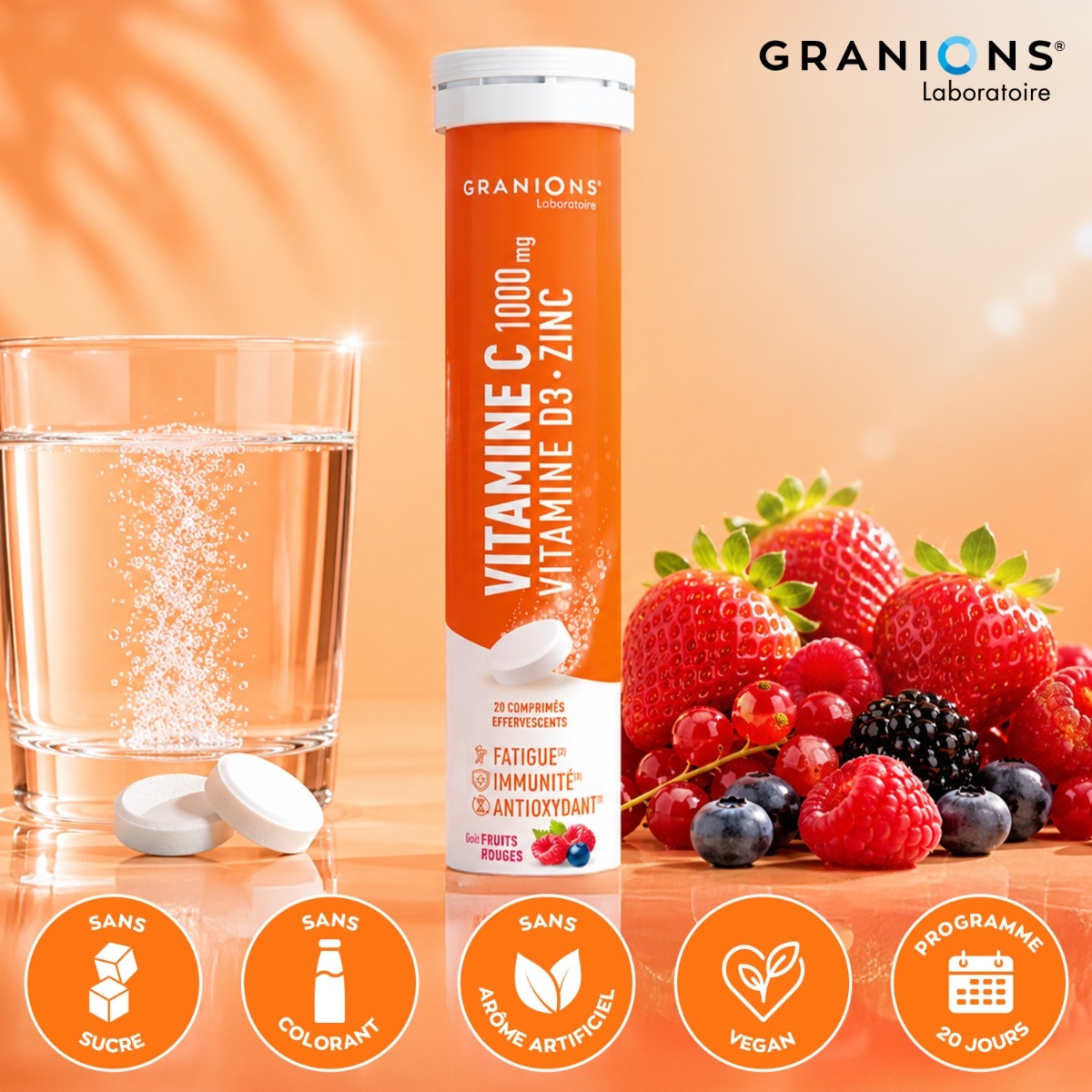 Granions - Vitamine C - D3 - Zinc