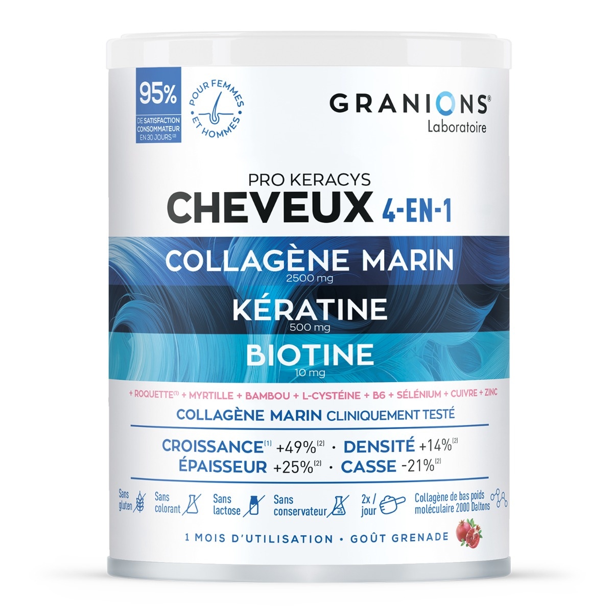 PROKERACYS Cheveux 4-EN-1 Poudre
