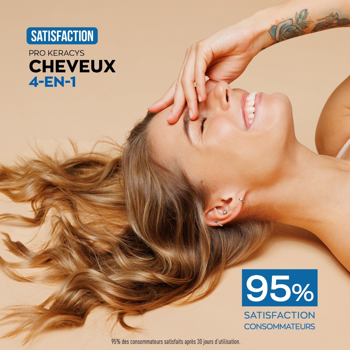 Satisfaction PROKERACYS Cheveux 4-EN-1 Poudre