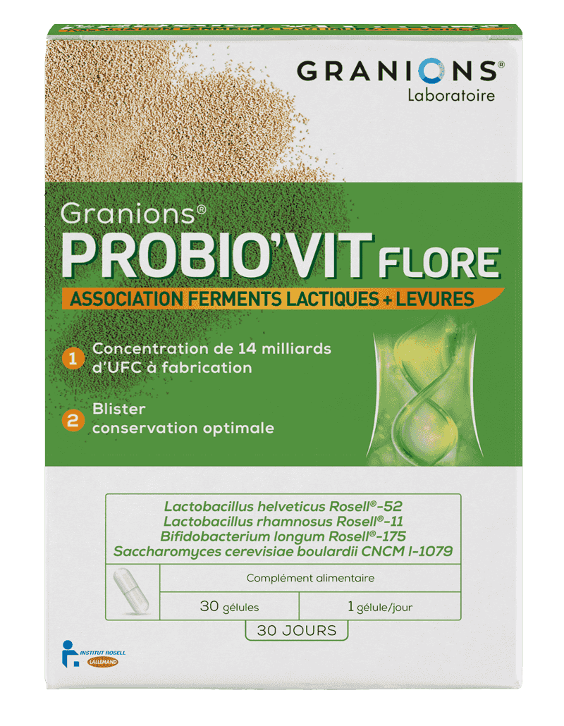 Granions Probio'vit Flore 30 gélules : renforcez vos défenses immunitaires à la source !