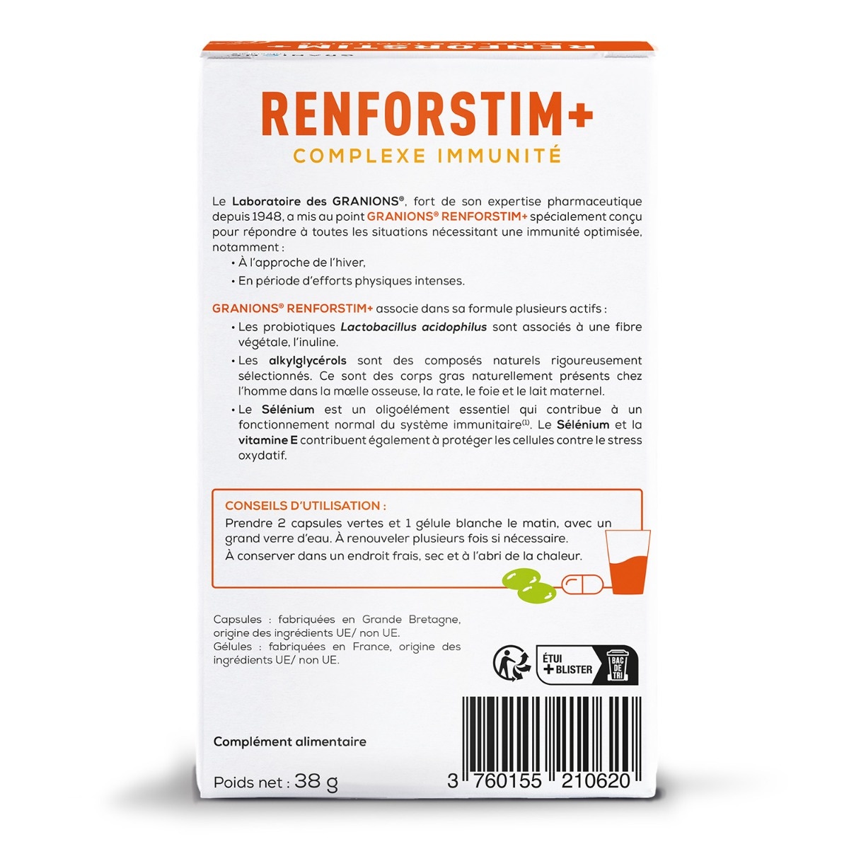 Granions Renforstim+  - Complexe immunité