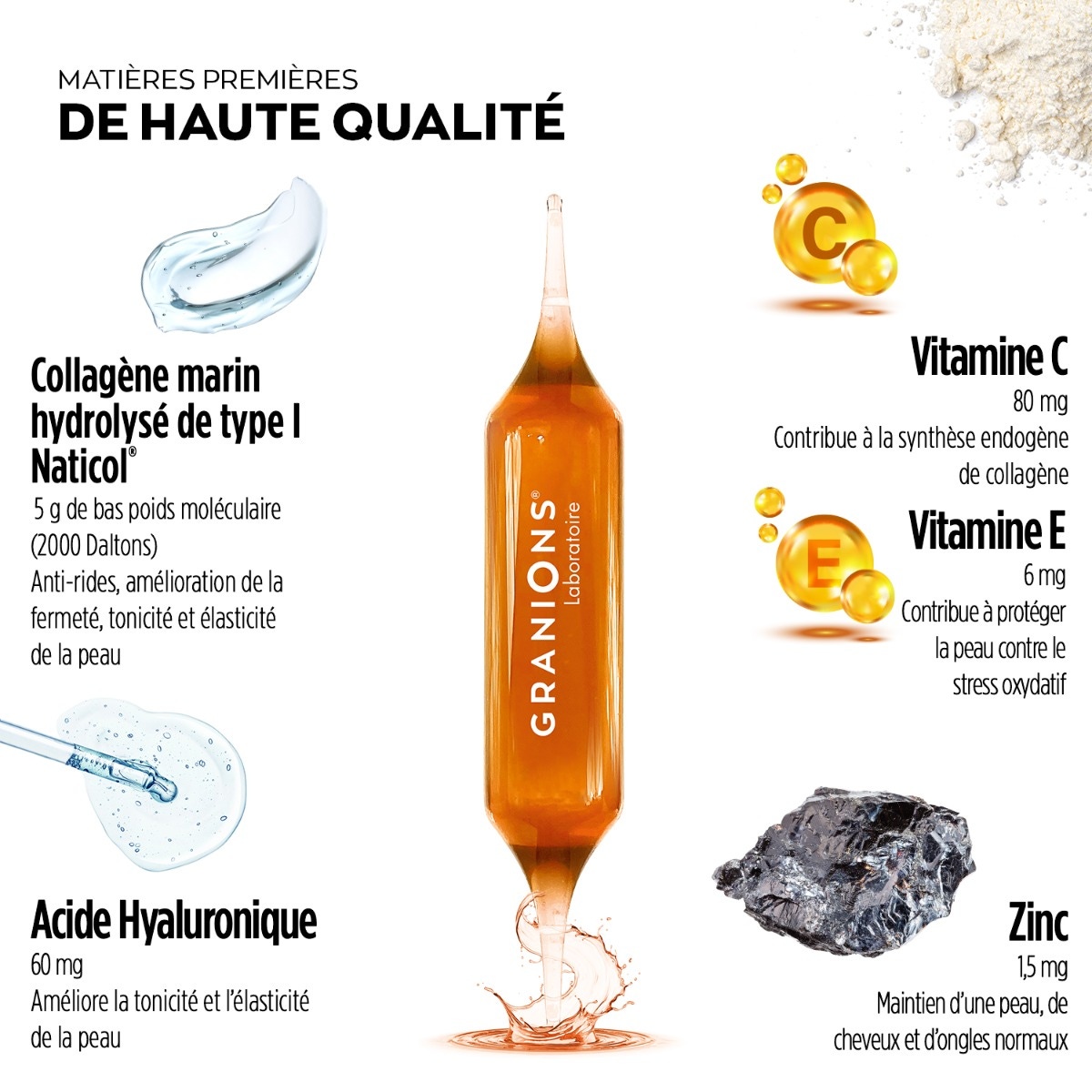 Collagène marin type 1 ampoule