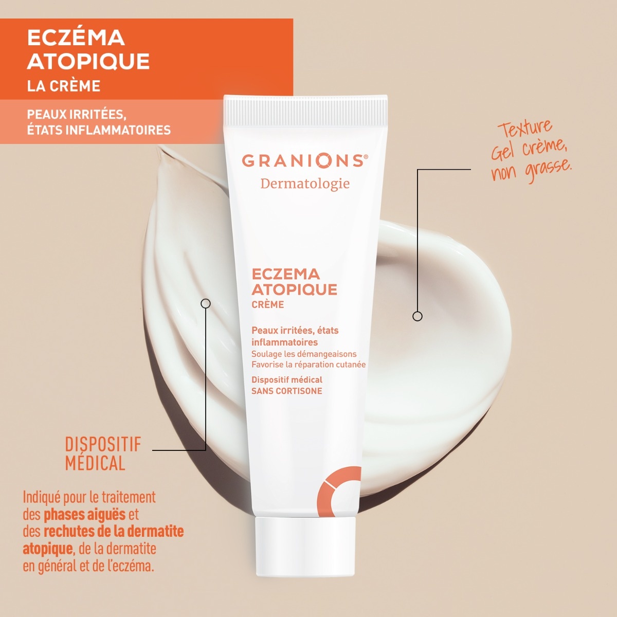 Crème dermatologie eczéma atopique - 30 ml