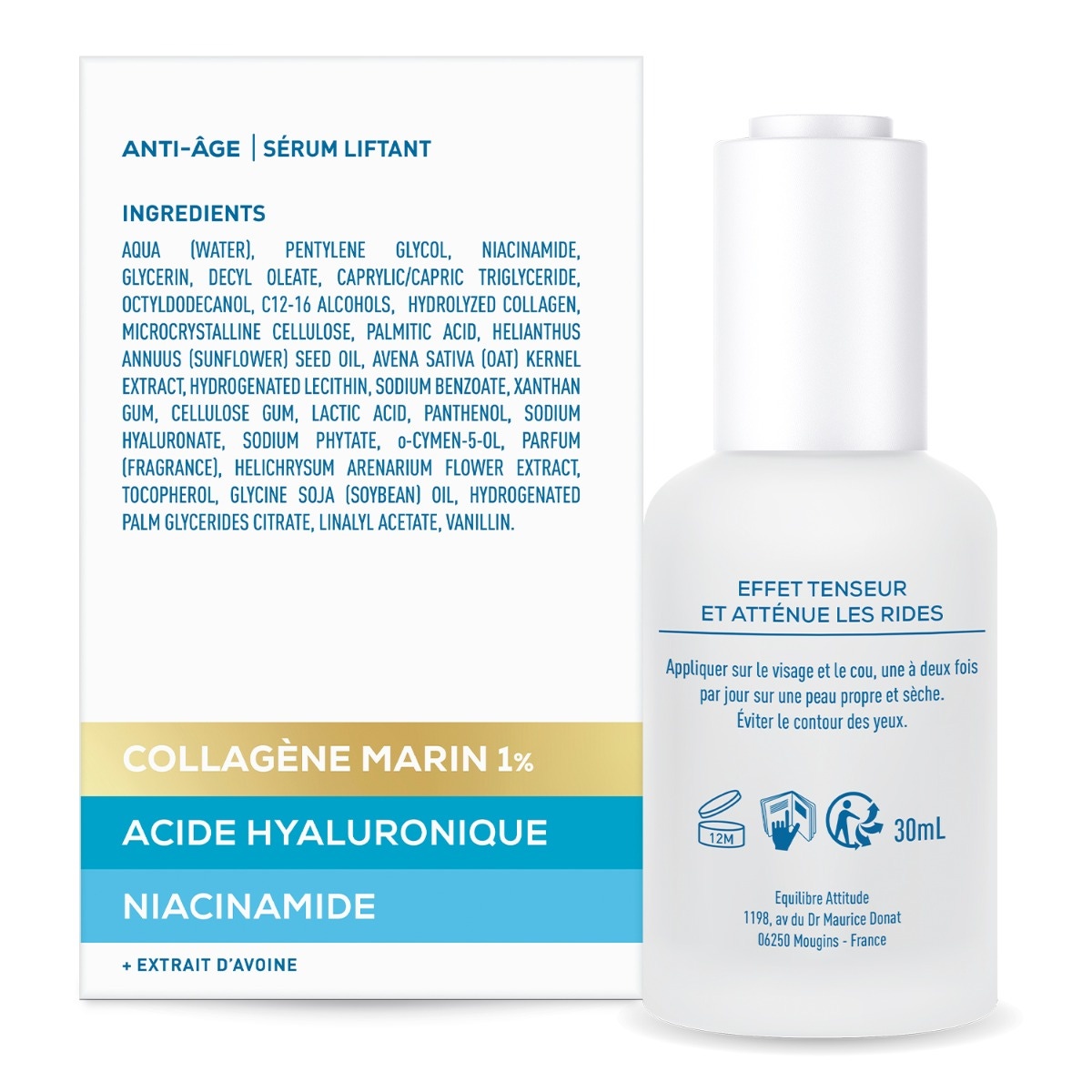 GRANIONS - Sérum anti-âge liftant - Ingrédients
