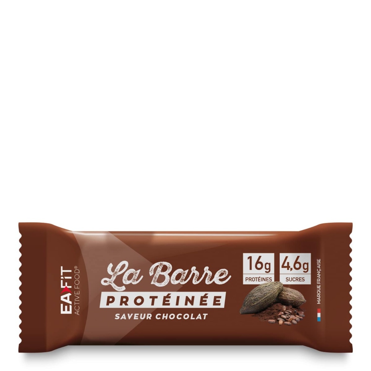 la barre protéinée chocolat - face