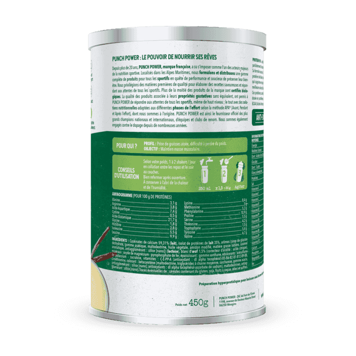 Punch Power Protein 90 - 450 g - Vanille