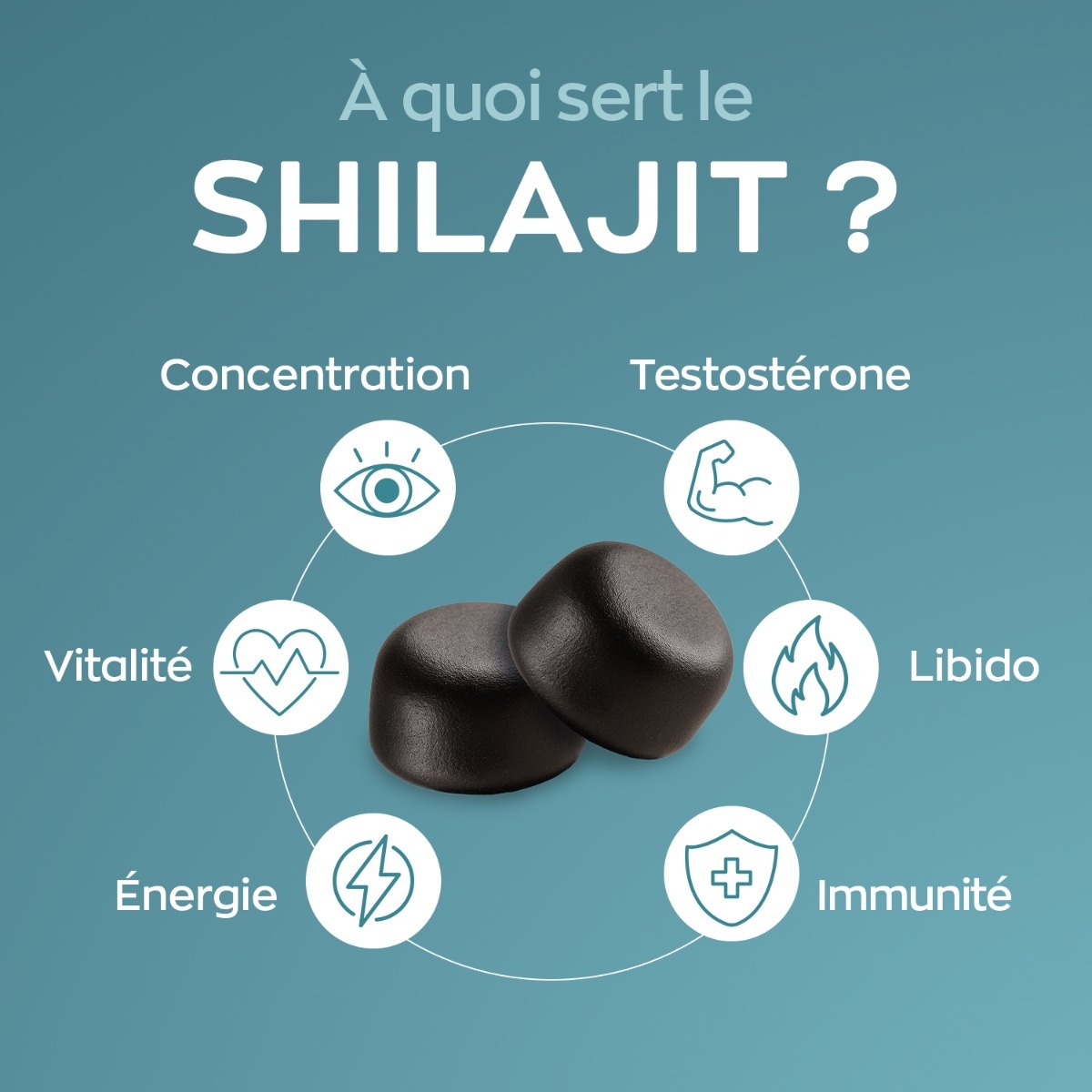 A quoi sert le shilajit en gummies de Granions