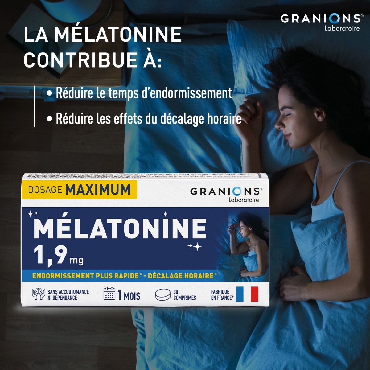 GRANIONS Mélatonine 1,9 mg
