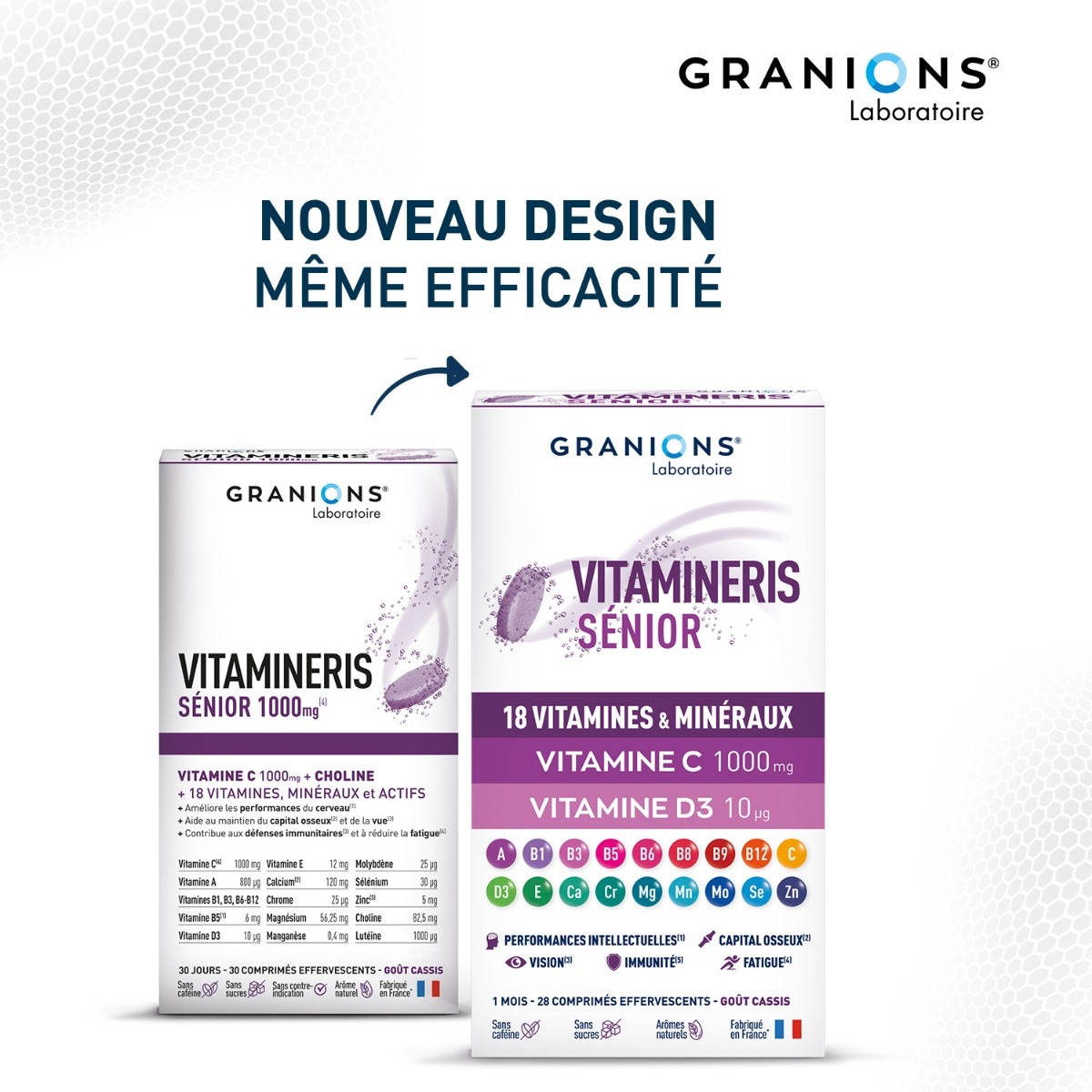 Vitamineris Senior 1000mg - 30 tablets 