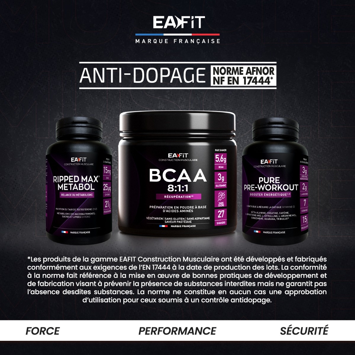 EAFIT Pure L-Carnitine 2 g 90 gélules