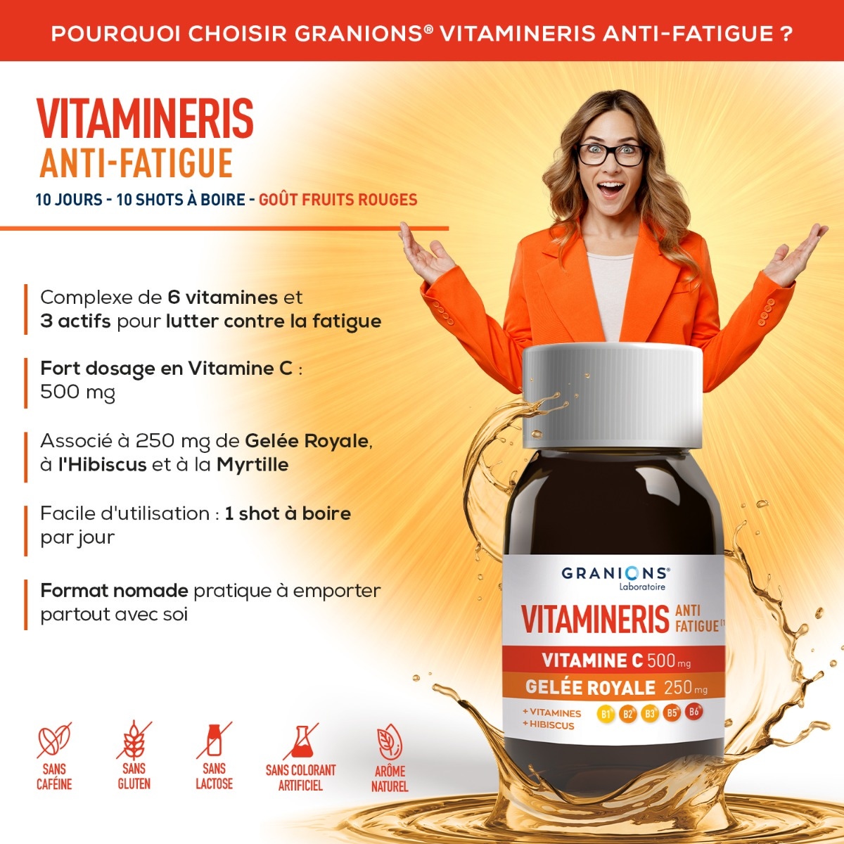 Avantages Vitamineris Anti-Fatigue